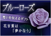 想いを伝えるギフト ブルーローズ