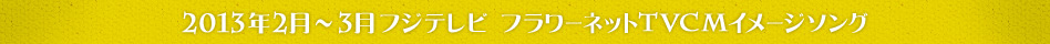 2013�N2���`3�� �t�W�e���r�t�����[�l�b�gTVCM �C���[�W�\���O