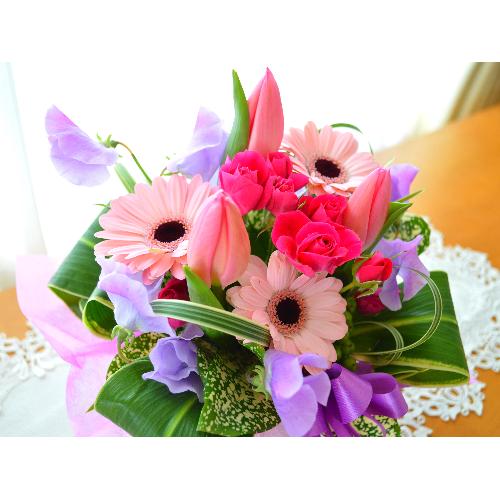 �L���[�g�ȃA�����W�@PinkPurple�@�i�`���[���b�v�̃t�����[�A�����W�������g�j�s���N�n5