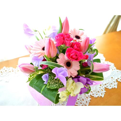 �v�`�ґ�ȃA�����W�����g�@Pink lace�@�i�`���[���b�v�̃t�����[�A�����W�������g�j�s���N�n3