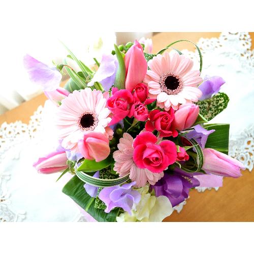 �v�`�ґ�ȃA�����W�����g�@Pink lace�@�i�`���[���b�v�̃t�����[�A�����W�������g�j�s���N�n4