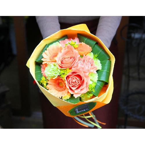 やっぱり薔薇！「オレンジローズ・ブーケM」3
