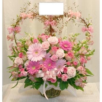 ＜フジテレビフラワーネット＞ 360℃どこから見てもかわいい豪華なアレンジ♪