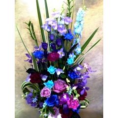 ブルー&パープル　青&紫　お花の祝宴・・・美