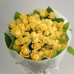 黄色バラの花束（B-093）
