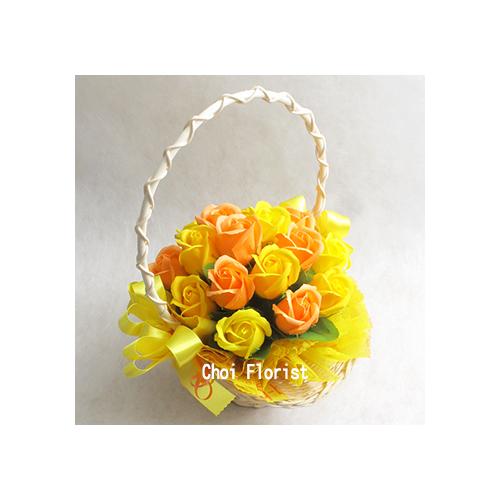 ���F�ƃI�����W�n�o���̃\�[�v�t�����[�� sf1022