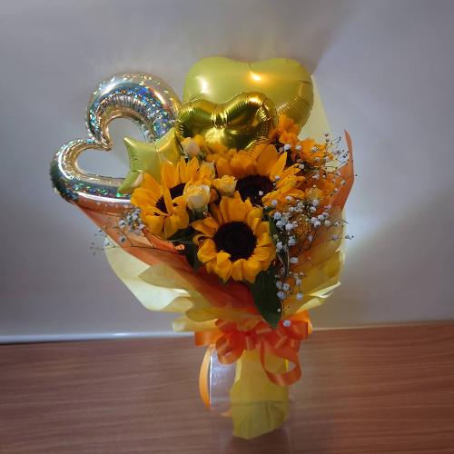 �Ђ܂��ƃn�[�g�o���[���̉ԑ��u�`�F�[���I�u�n�[�g�v2