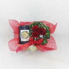 焙煎珈琲豆コラボ商品「赤バラ」アレンジセット