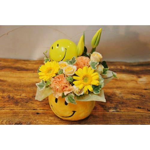 花しまオリジナル ハニービー スマイル 花屋 株 花しま のオリジナル商品 フラワーギフトはプロのお花屋さんにおまかせ フジテレビフラワーネット