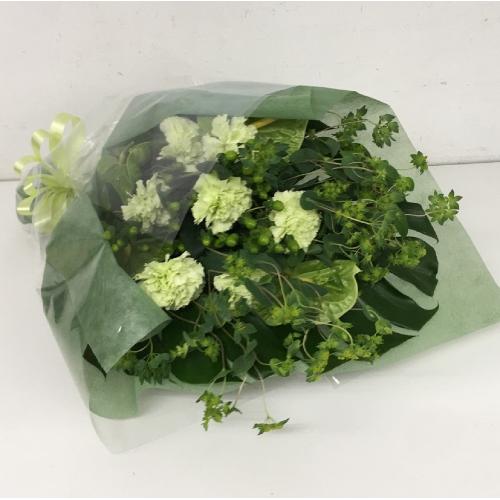 グリーン系ナチュラル 花束 3464 花屋 株 梶原 のオリジナル商品 フラワーギフトはプロのお花屋さんにおまかせ フジテレビフラワーネット