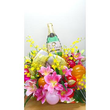 ＜フジテレビフラワーネット＞ 100輪のバラ☆シャボンフラワーハートBOX/LEDライト付き