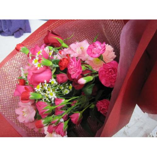 ◆ピンク系花束★3