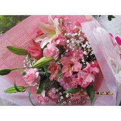 ◆ピンク系花束★もも♪