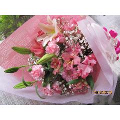 ◆ピンク系花束★もも♪