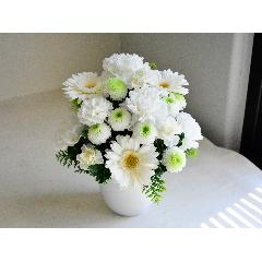 【お供え花】白いお花で