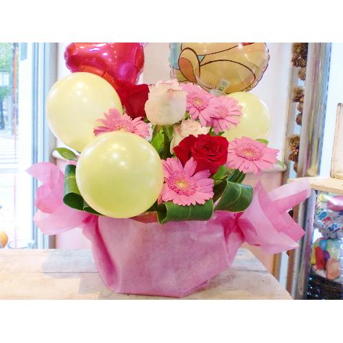 バルーンフラワープーさん 花ピンク赤色おまかせ 花屋 flower shop 花物語 のオリジナル商品 フラワーギフトはプロのお花屋さん におまかせ フジテレビフラワーネット バルーンフラワープーさん 花ピンク赤色おまかせ 花屋 flower shop 花物語 のオリジナル商品 フラワーギフトはプロのお花屋さん におまかせ フジテレビフラワーネット