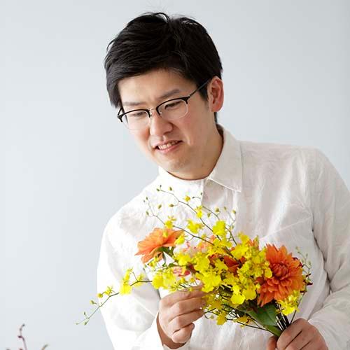 トップデザイナー「Kakeru」 オリジナル　バラのブーケ＆kinto花瓶セット （レッド・スカーレット）7