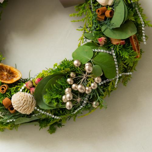 | HIWi jt̍YtbV[XuJoyful Fresh Green X'mas Wreathv5