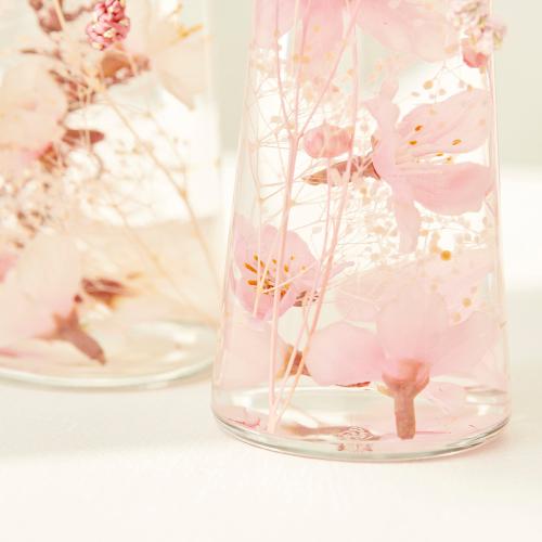 枝垂れ桜のハーバリウム（ピンク）3