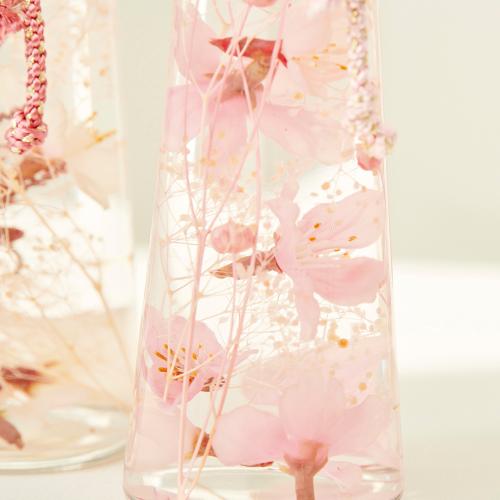 枝垂れ桜のハーバリウム（ピンク）4