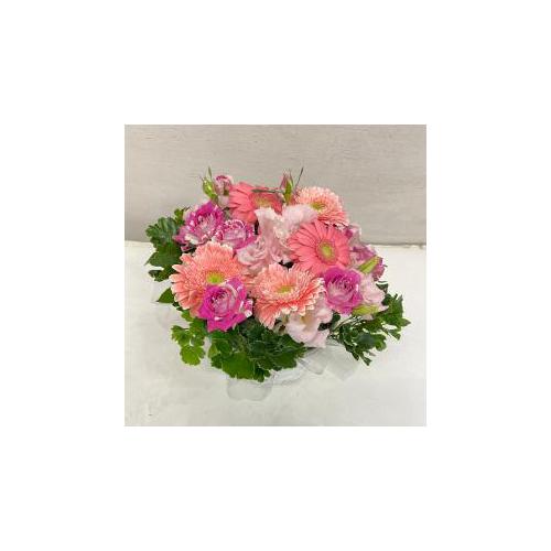 【お祝い花】 おまかせ アレンジメント「ピンク系」5,500円4