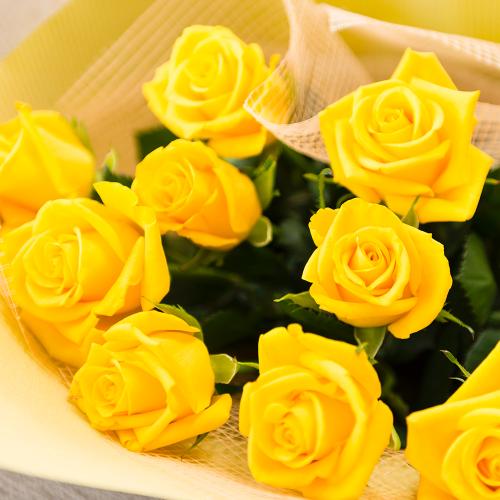 黄色いバラの花束 フラワーギフトはプロのお花屋さんにおまかせ フジテレビフラワーネット 黄色いバラの花束 フラワーギフトはプロのお花屋さんにおまかせ フジテレビフラワーネット