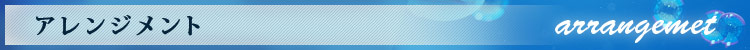 �A�����W�����g ARRANGEMENT