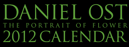 [DANIEL OST]THE PORTRAIT OF FLOWER/2012CALENDAR