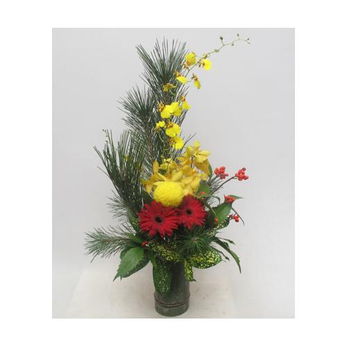 お正月アレンジ/A358」| 花屋「Choi Florist」のオリジナル