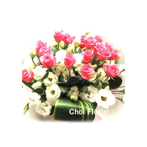 バラの花束 ピンクバラの花束（B－072）」| 花屋「Choi Florist