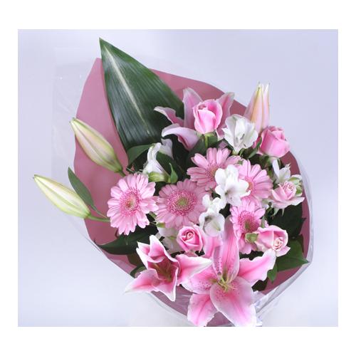 ピンク色の花束（B-108）」| 花屋「Choi Florist」の