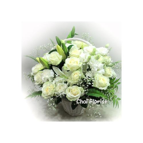 薔薇と胡蝶蘭のフラワーアレンジメント 限定1点限り 薔薇と胡蝶蘭のフラワーアレンジメント 限定1点限り 薔薇と胡蝶蘭の