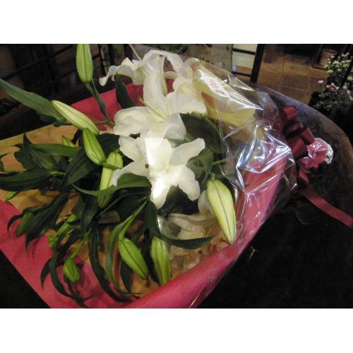 御祝のオリエンタルリリー 花屋 ｌｉｌａｃ ａｖｅｎｕｅ ９１ のオリジナル商品 フラワーギフトはプロのお花屋さんにおまかせ フジテレビフラワーネット