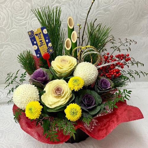 お正月アレンジNo.1造花