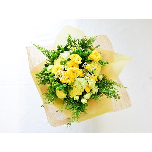 ほっこりする黄色のお花をどうぞ」| 花屋「（有）花萌」の