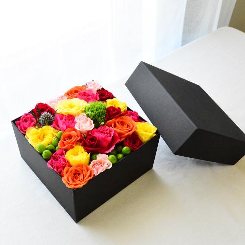 薔薇雑貨 素敵なカラフル箱