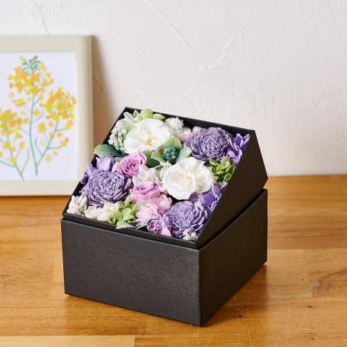 アロマ香るフラワーギフト【Floma essential】お供えBOX＜M＞Sympathy