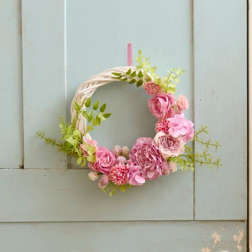 芍薬とバラのアーティフィシャルスプリングリース 花屋 フジテレビフラワーネット のオリジナル商品 フラワーギフトはプロのお花屋さんにおまかせ フジテレビフラワーネット