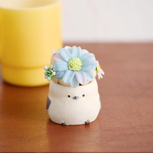 ミニソープフラワー「シマエナガ」【ギフト】」| 花屋「フジテレビ